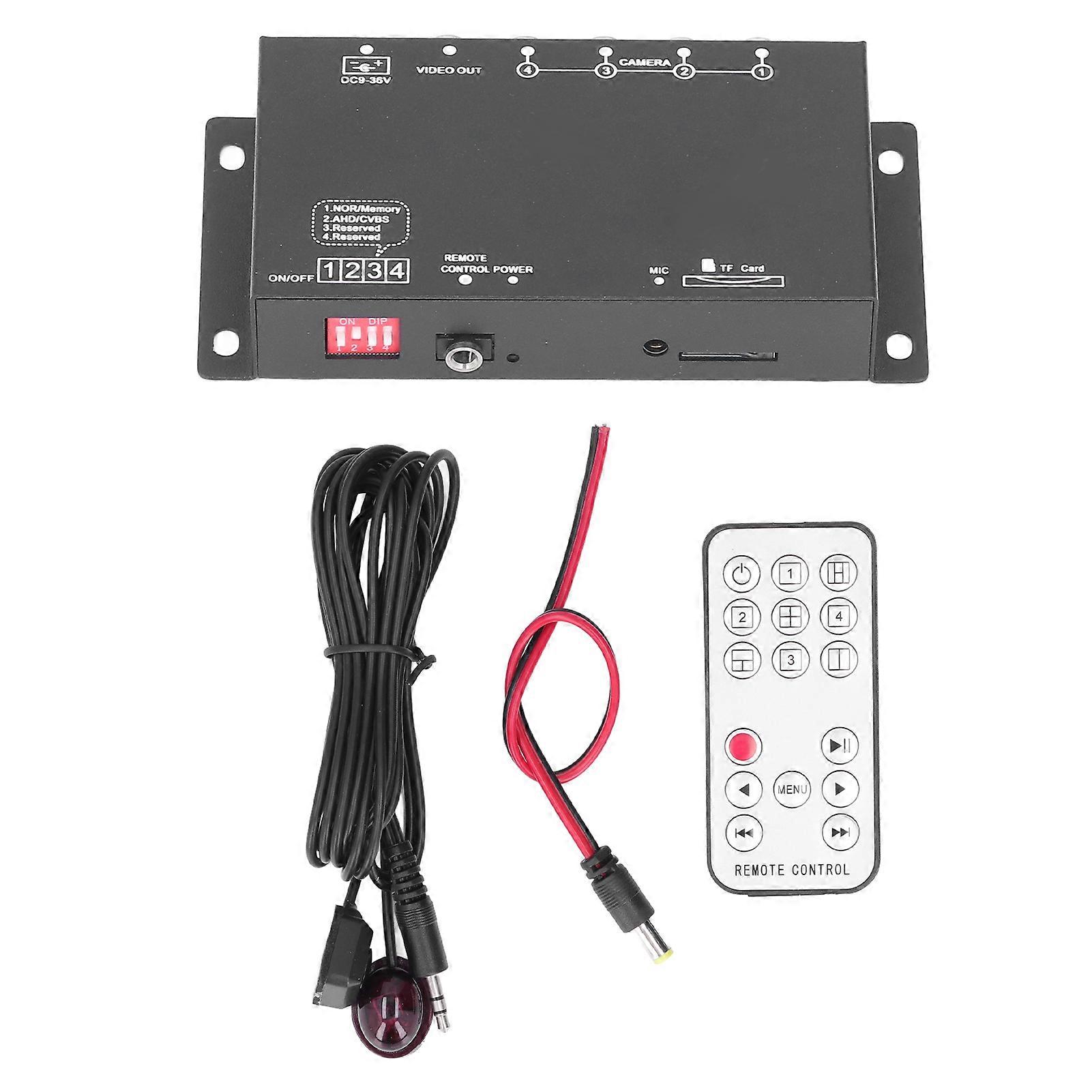 Mobile Digital Video Recorder 4 Channel Mini MDVR 1080P for School Buses Tank Trucks Engineering Vehicles NO.66090