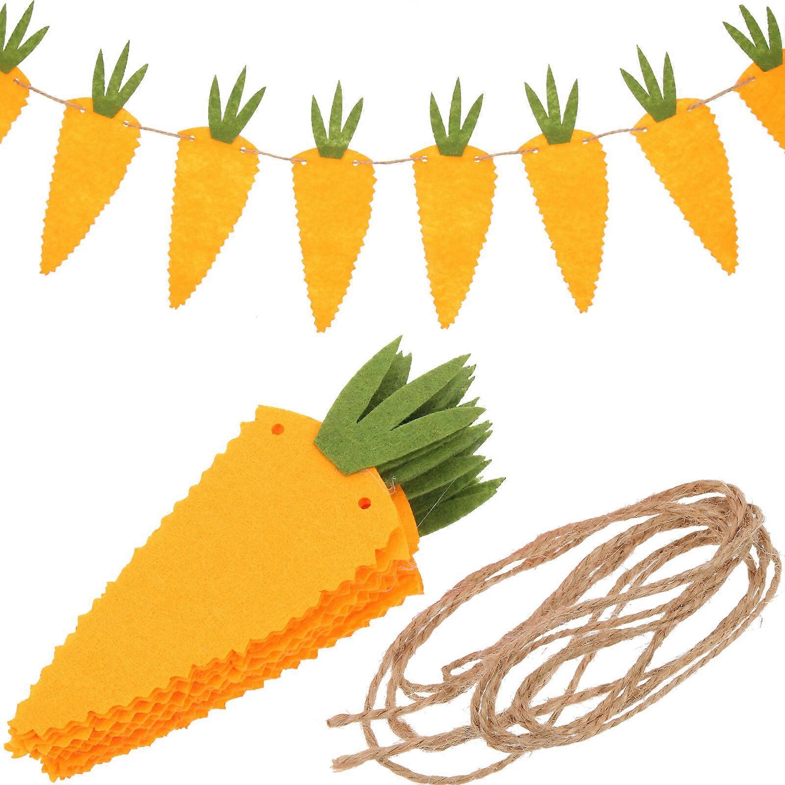 Easter Carrot Banner Garland Decoration Easter Banner Easter Bunting Decoration