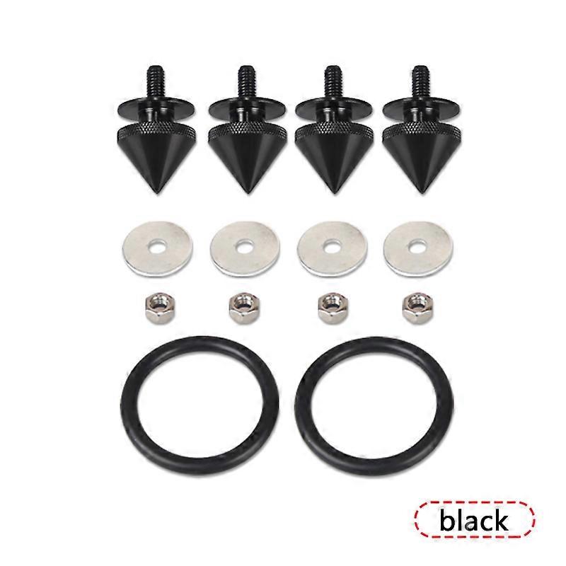 Universal Red Spike Quick Release Fasteners for Car Bumper Trunk Hatch Lids Aluminum Release Attachment Fastener r30