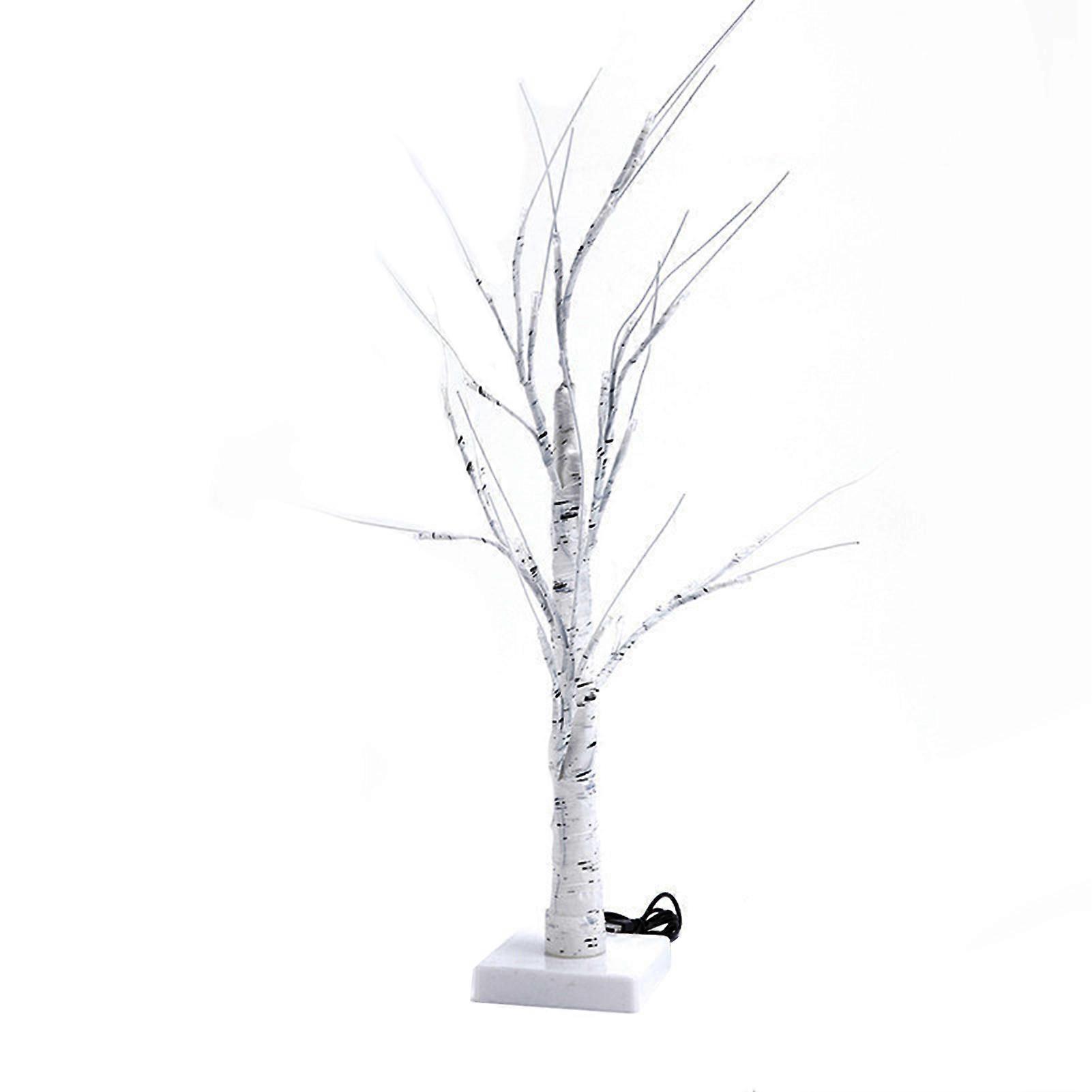 Lighted Birch Tree LED Night Lamp Battery Powered Flexible Branches Design Bedside Lamp Desktop Decoration