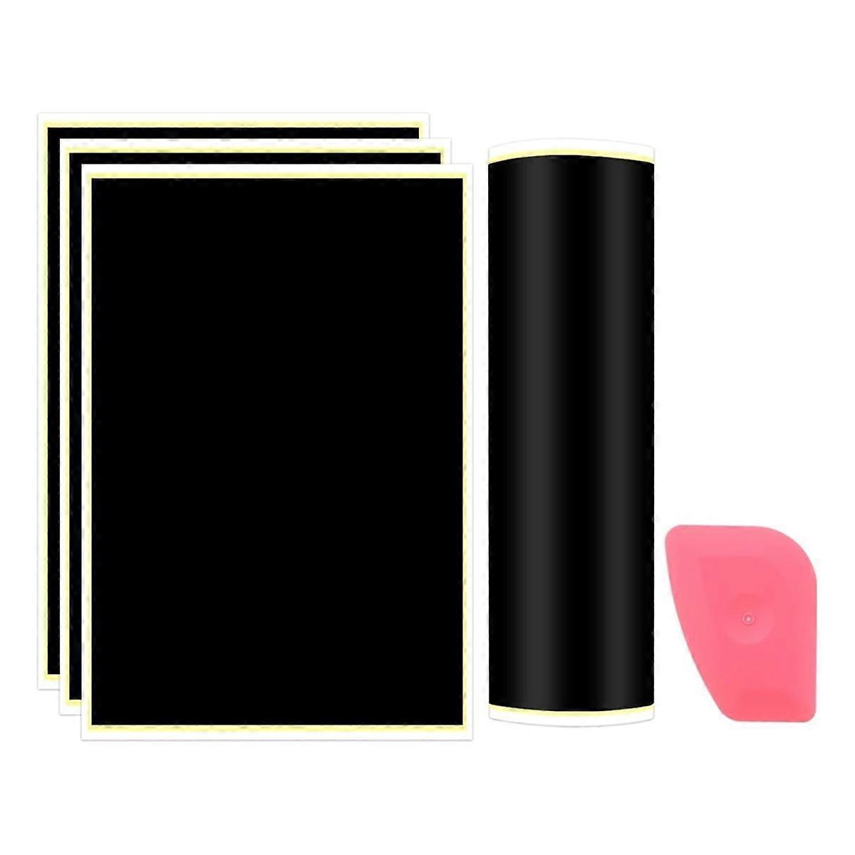 Laser Engraving Paper, 4 Pcs Laser Engraving Marking Color Paper for Fiber Laser Marking and Engraving on Metal Ceramics