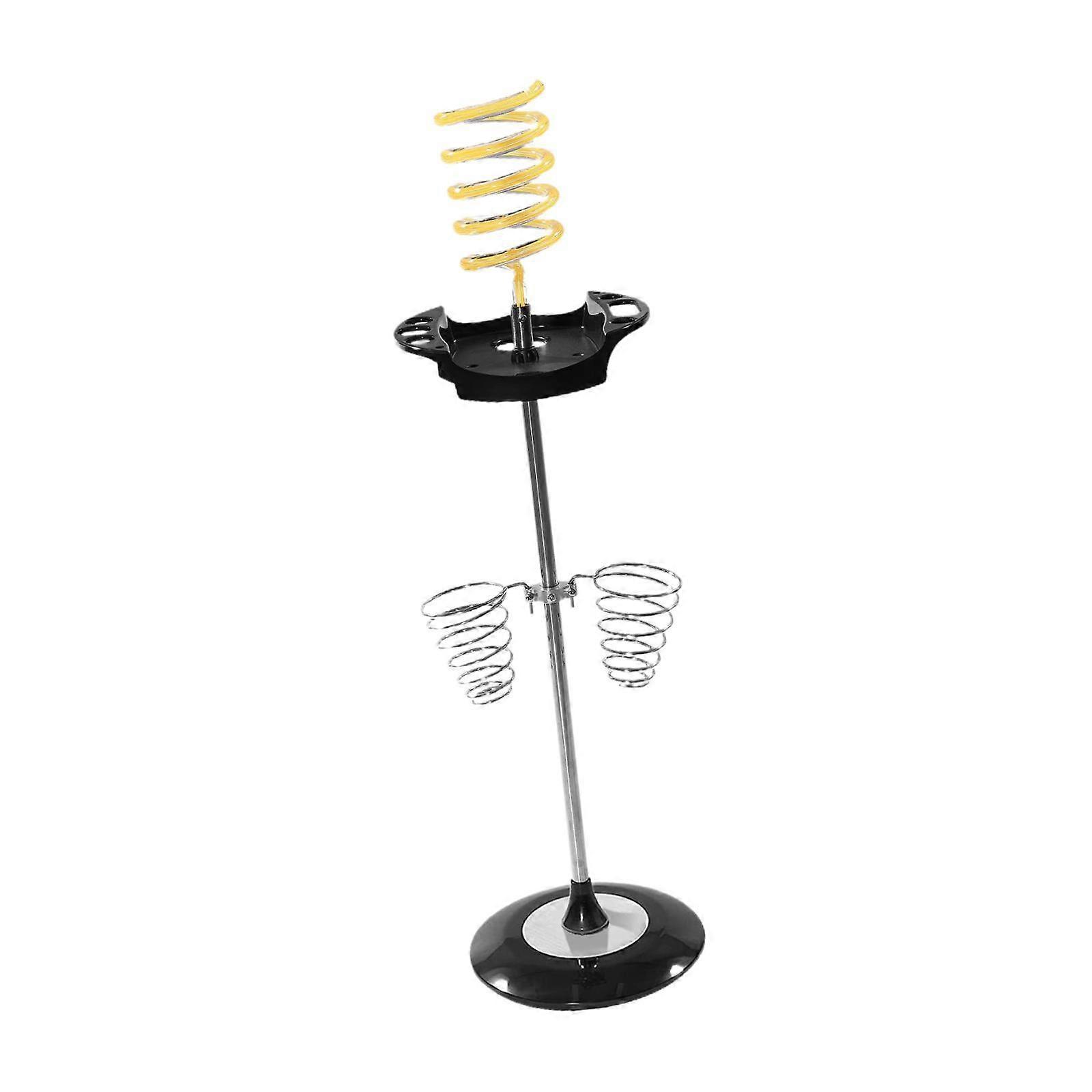Support de sèche-cheveux Support de bigoudi stable Support de sèche-cheveux pour salon personnel jaune