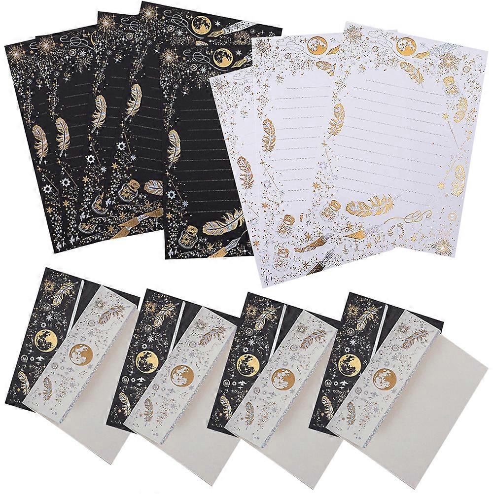 1 Set of Writing Paper Envelopes Set Letter Paper Envelopes for Sending Cards Random Style