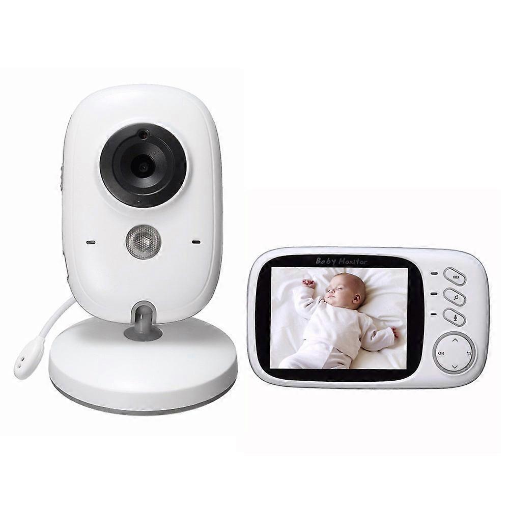 3.2” Display Video Baby Monitor - With Camera And Remote, Wide View, Two Way Audio Talk, Infrared Night Vision, 8 Lullabies
