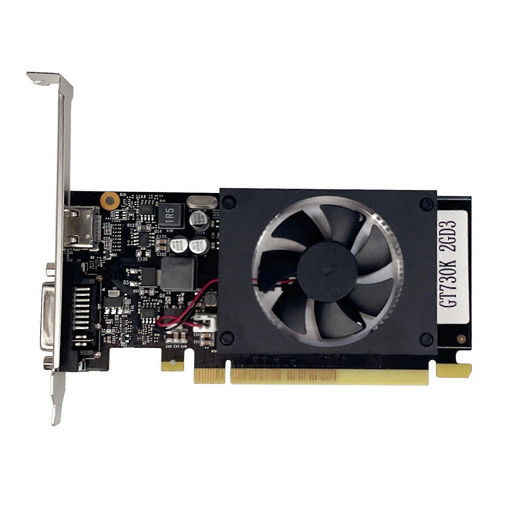 Gt730 2GB DDR3 64bit grafikkort 28nm 902MHz 800MHz PCI E 2.0-kompatibelt Gt730k skjermkort