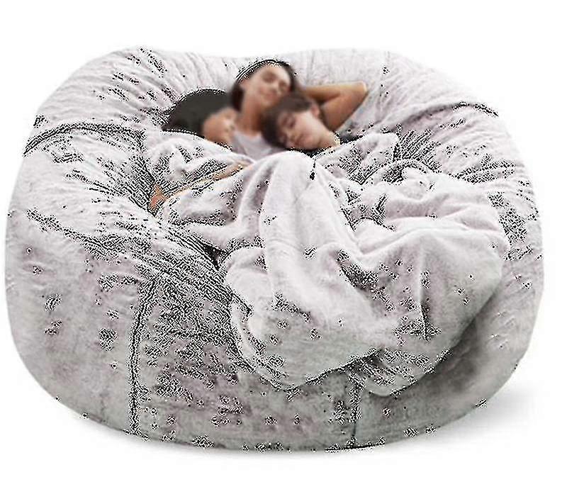 Lazy Sofa Bean Bag Artificial Fur Bean Bag Bean Sofa (without Filler)