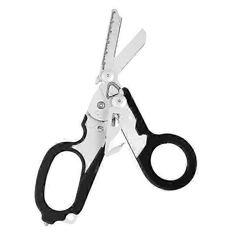 Multifunction Foldable Scissors First Aid Tactical Folding Scissors Outdoor Survival Tool Emergency