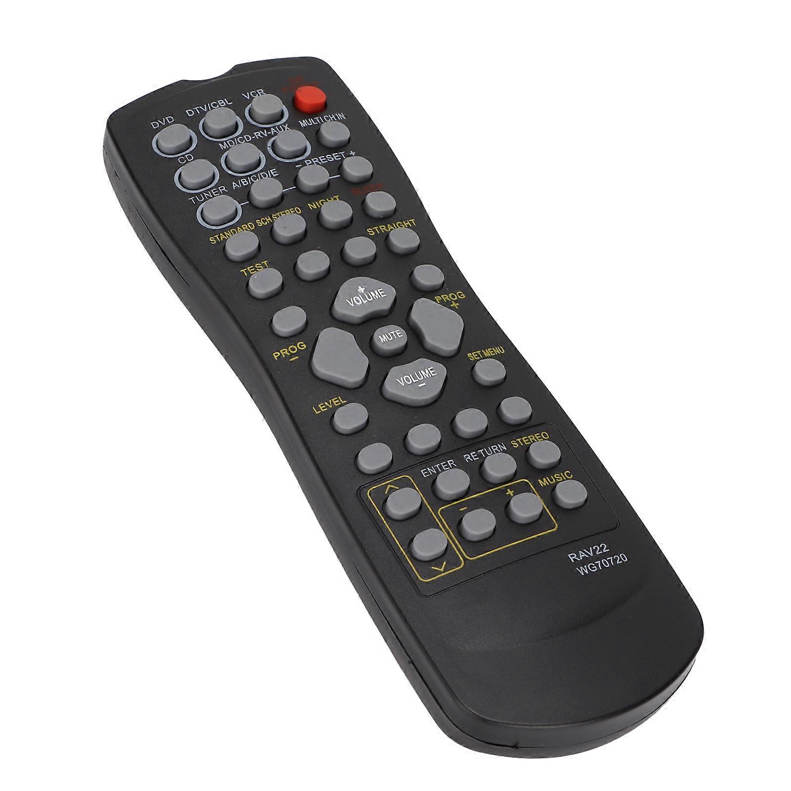 RAV22 WG70720 Replacement Remote Control Applicable for RXV340 RXV350 RXV357 RXV359 RXV420 DVD Receiver