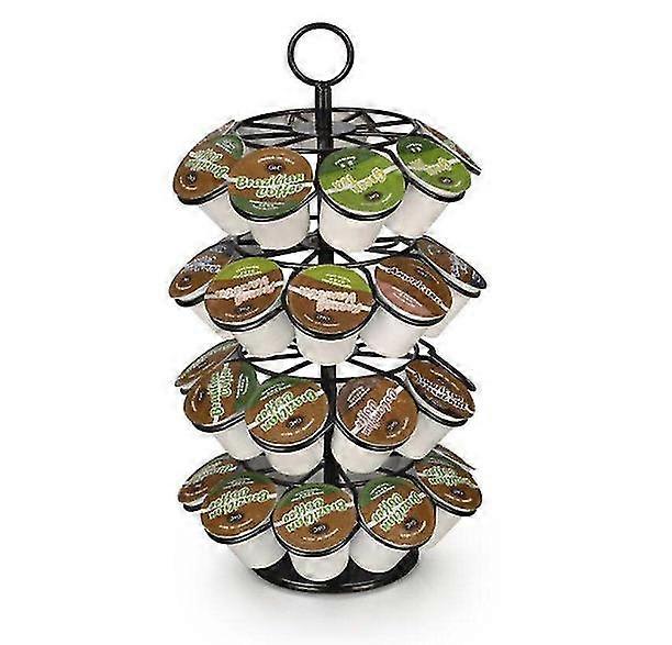 Creative Assembly Rotating Coffee Capsule Holder Can Store K-Cup/Dolce Gusto/36 Pieces