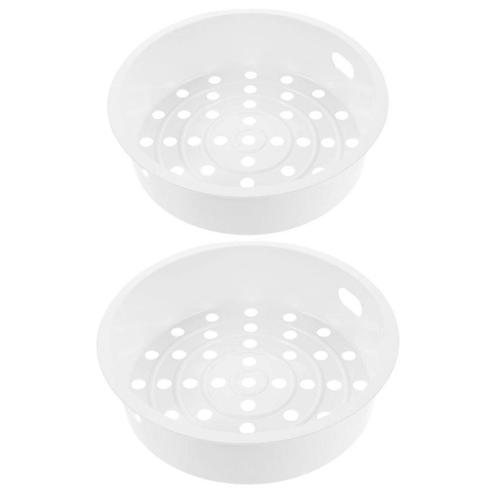 2pcs Electric Cooker Steaming Rack Stand Rice Cooker Steamer Steam Baskets