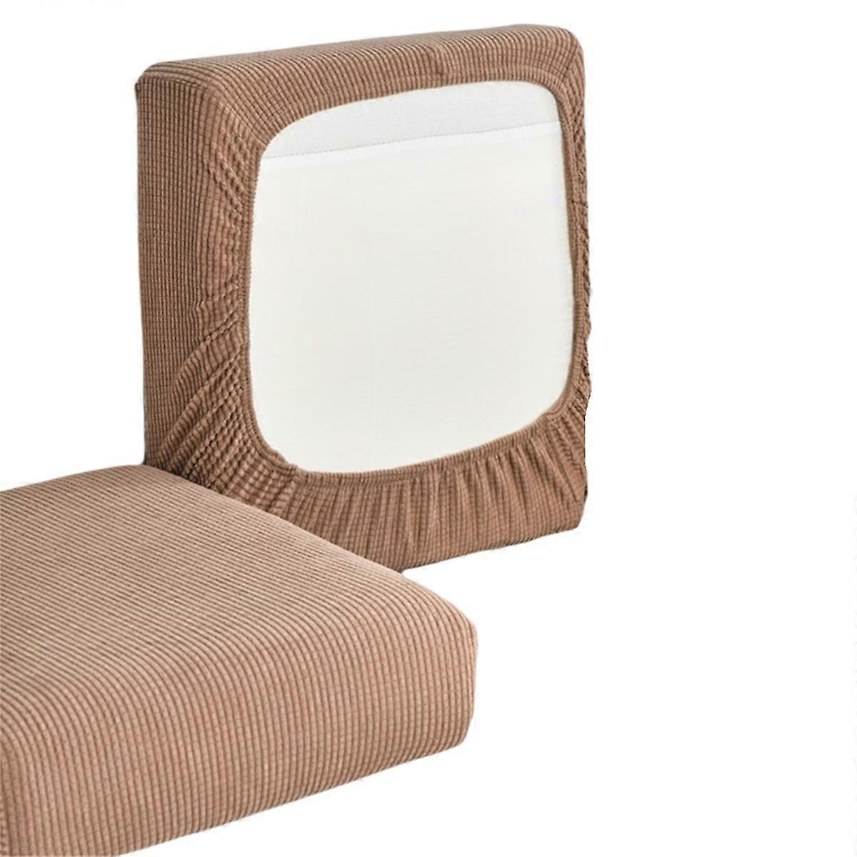 Housse de coussin de canapé extensible en tissu très extensible, housse de canapé en tissu camel