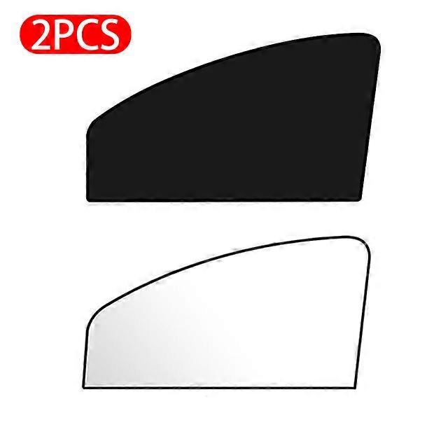 2Pcs Car Side Vehicle Window Parts  Window Curtain Magnet Privacy Front/Rear Vehicle Window Parts  Window Sun Shade Protection Cover UV Reflection Sum