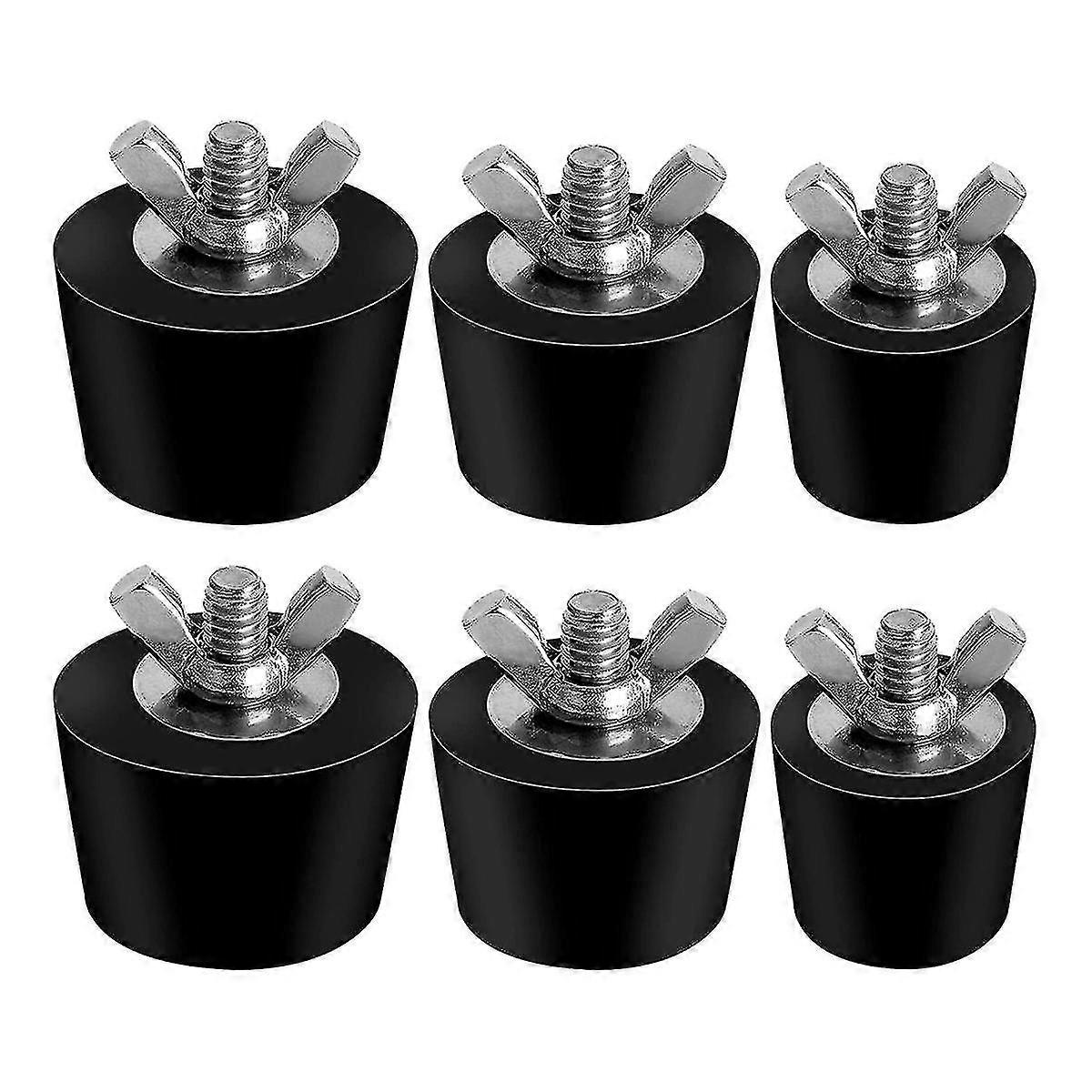 6 Pack 3 Size Pool Winterizing Plug for Swimming Pool Holes,Expansion Plugs for Above Ground Pool Skimmer-YuJia