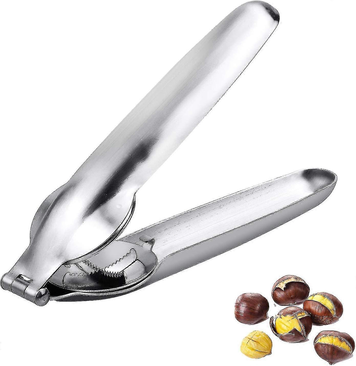 Chestnut Cutter Quick Chestnut Clip Pliers Metal Nut Cracker Sheller Nut Opener-Yvan
