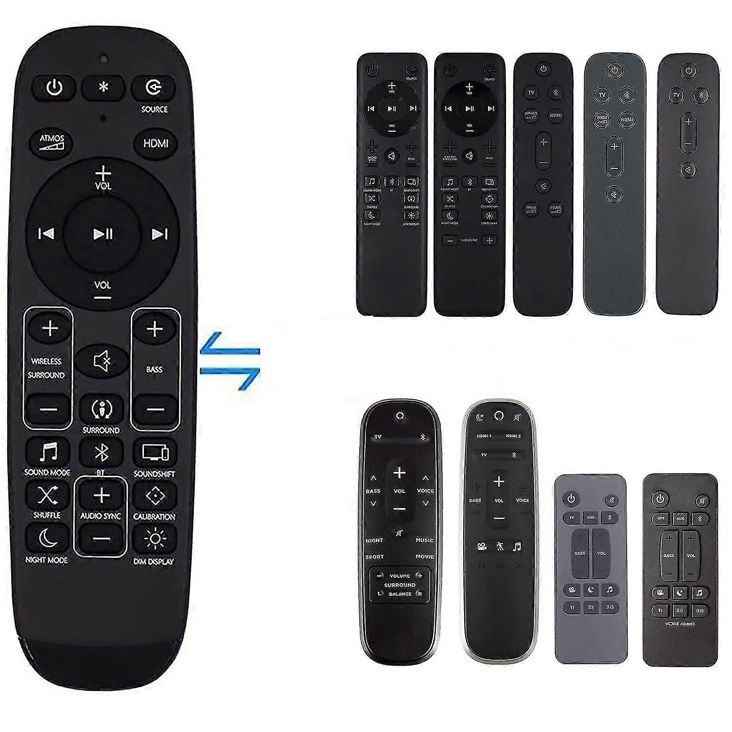 New replacement remote control for jbl 9.1 3.1 2.1  2.0 5.1 surround sound bar system studio jbl2gbar51imblkam controller