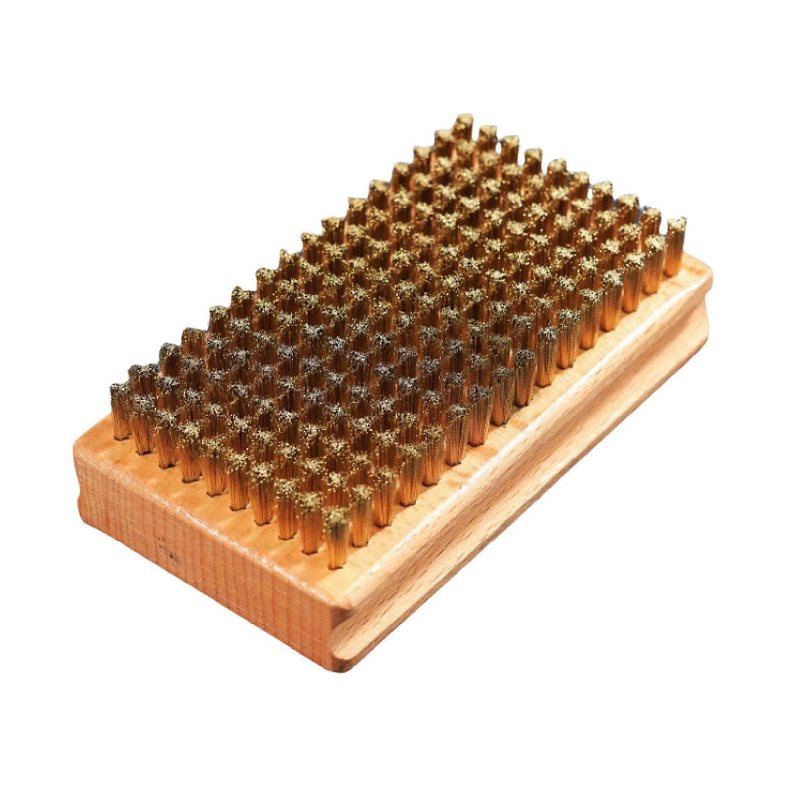 1/3Pcs Snowboard Wax Brush Snowboard Wax Kit Nylon/Brass/Horsehair Brush for Snowboard Waxing Polishing Shading