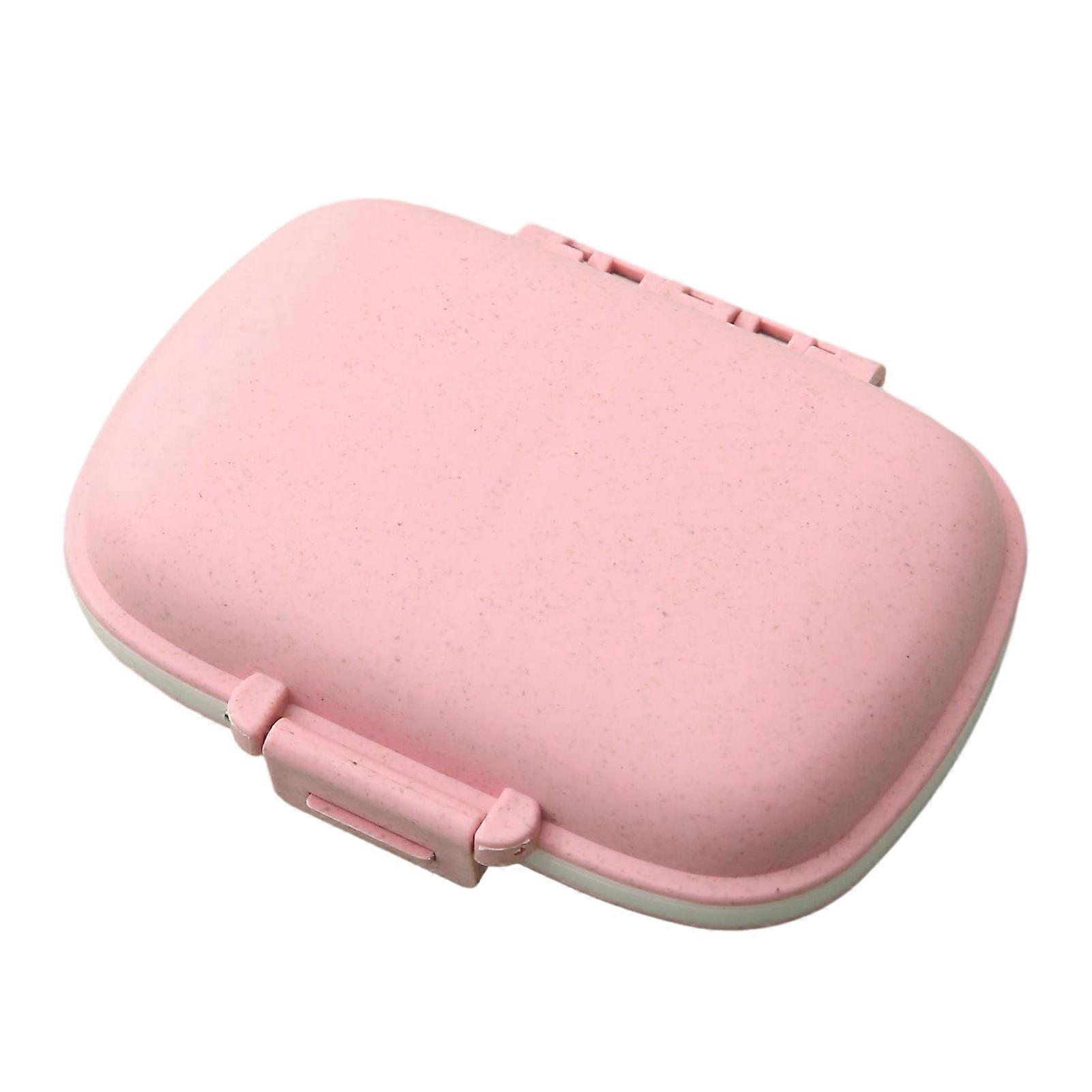 8 Grid Portable Sealed Medicine Box Multipurpose Dustproof Tablets Storage Box for Capsule Fish Oils