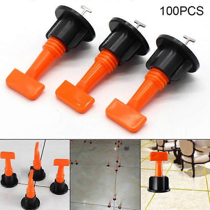 100buc plat ceramice podea de perete instrumente de constructii reutilizabile placi de nivelare Sistem Kit