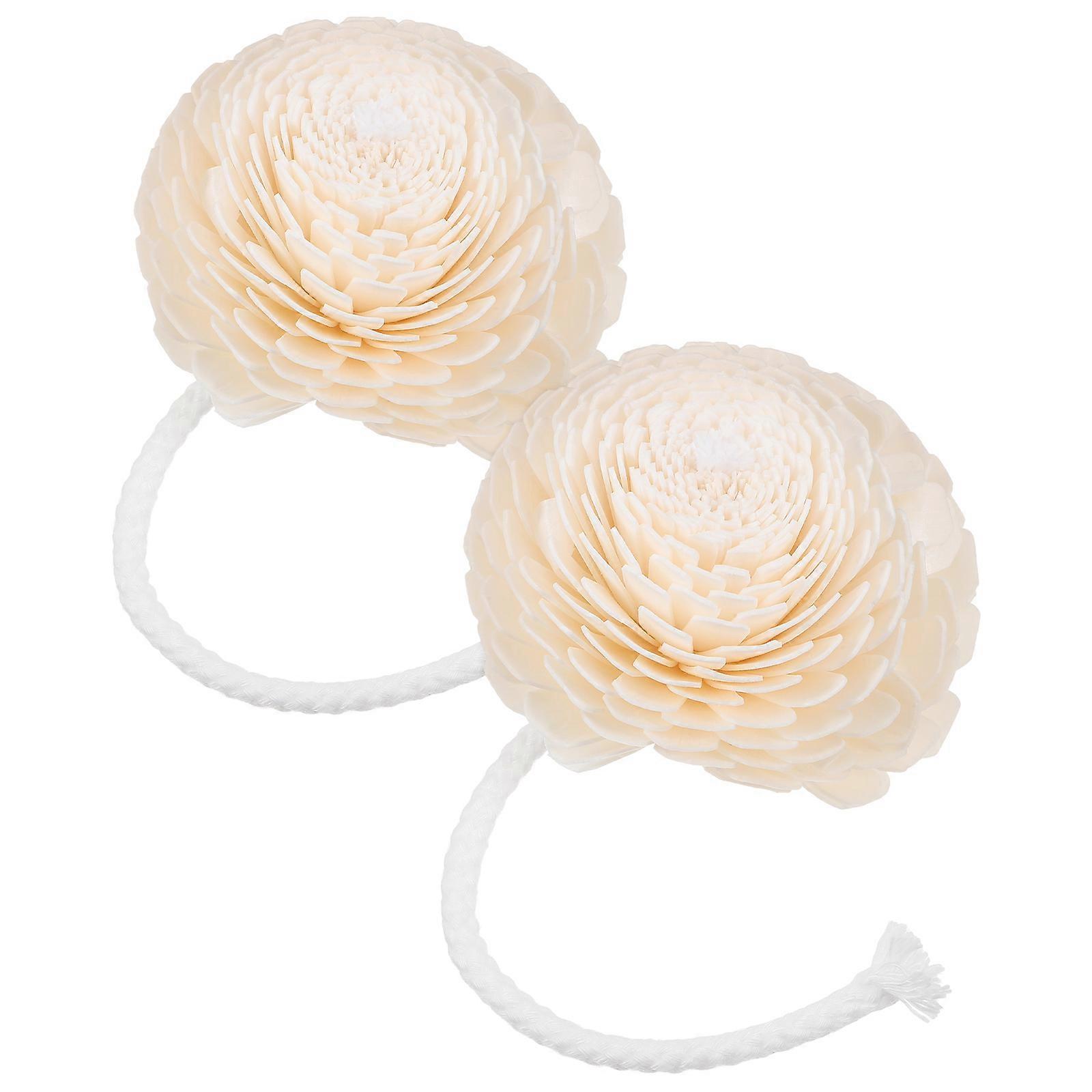 2Pcs Decorative Flower Fragrance Diffuser Artificial Flower DIY Decor Handcrafts Flower Aroma Diffuser
