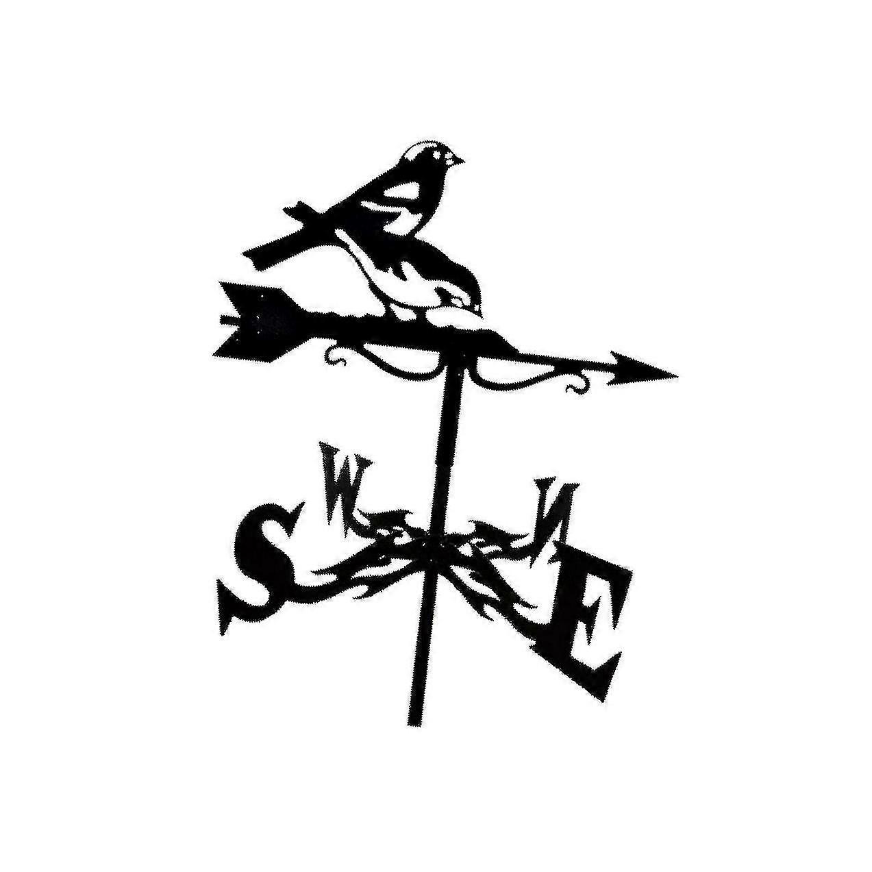 Retro Metal Weathervane Weather Vane Wind Direction Indicator