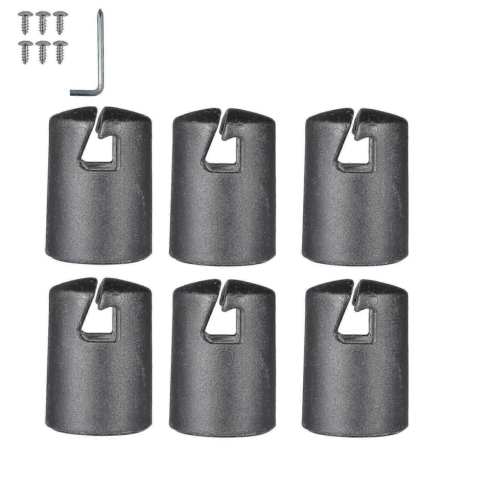 ZK-Flat Top Ring System Column Cover Shell Pole Cap Trampoline Accessories 6 Piece Set