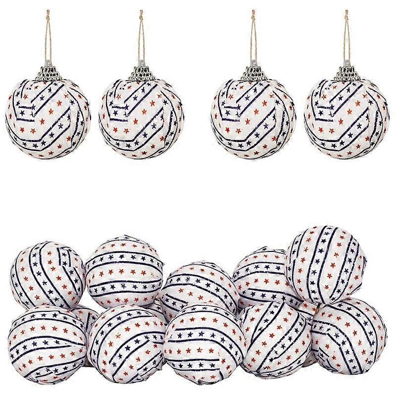 Independence Day Hanging Ball-4Th of July Patriotic Ball Ornaments Party DeCor for Holiday Decorati