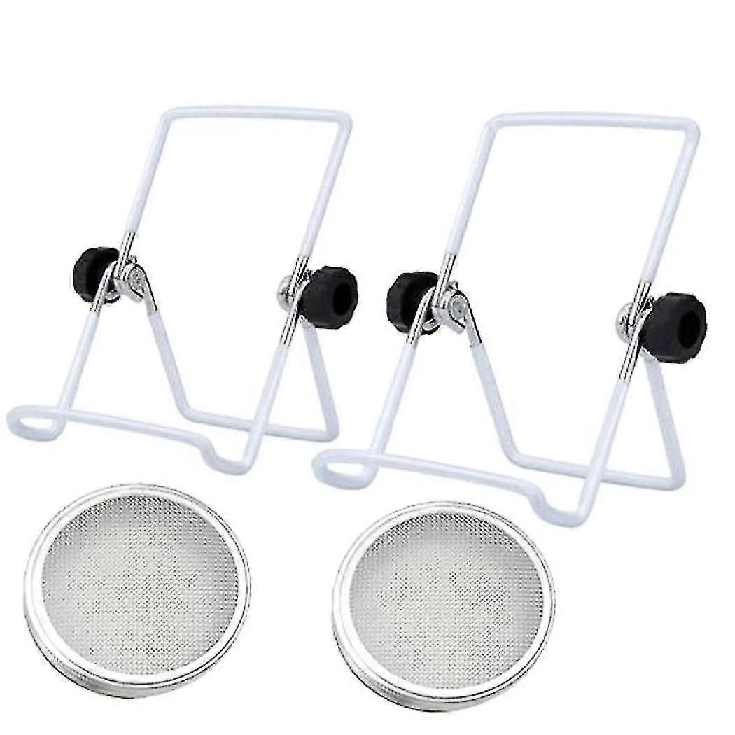 1 Sets Of Stainless Steel Can Lids Suitable For Wide Mouth Mason Jar Canning Organic Sprouts Brocco