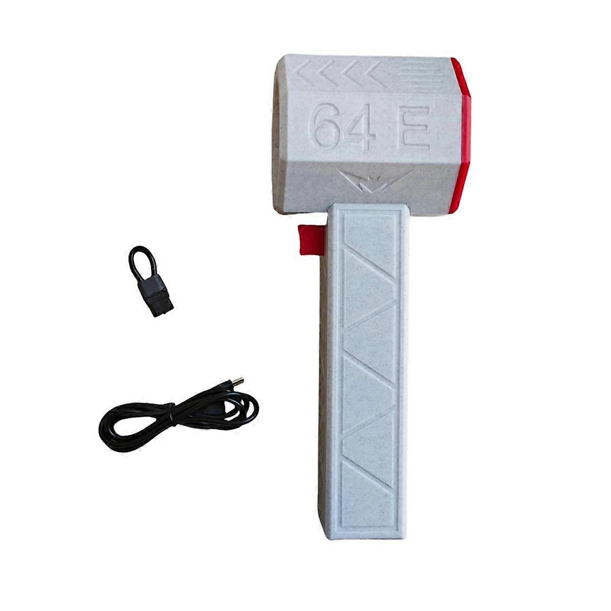 64E Palmare Turbo Jet Fan Auto Violento Ventilatore d'aria 64mm Motore brushless Potente Soffiatore di polvere elettrico Bianco Grigio e rosso