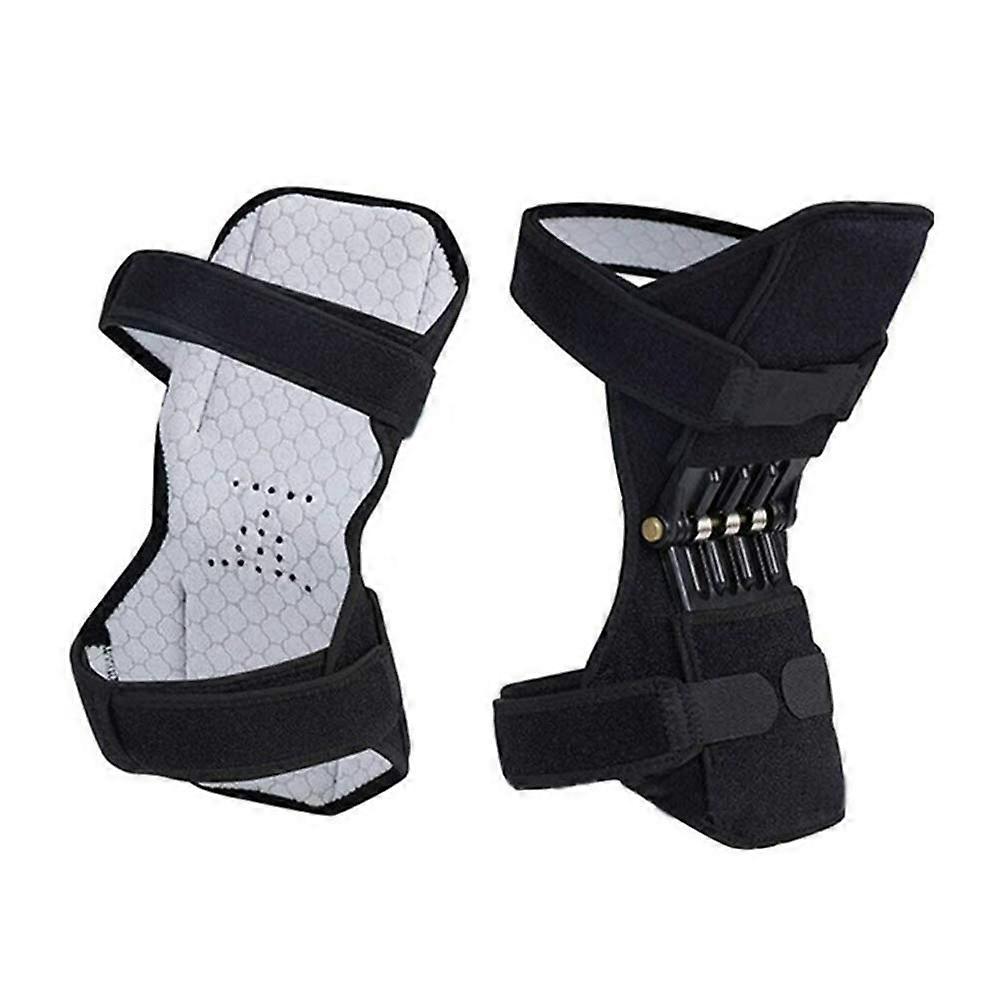 Knee Booster Joint Support Brace Knee Accessory Sport Support Leg Joint Reduce Pain Spring Elastic Force for Squat Climbing