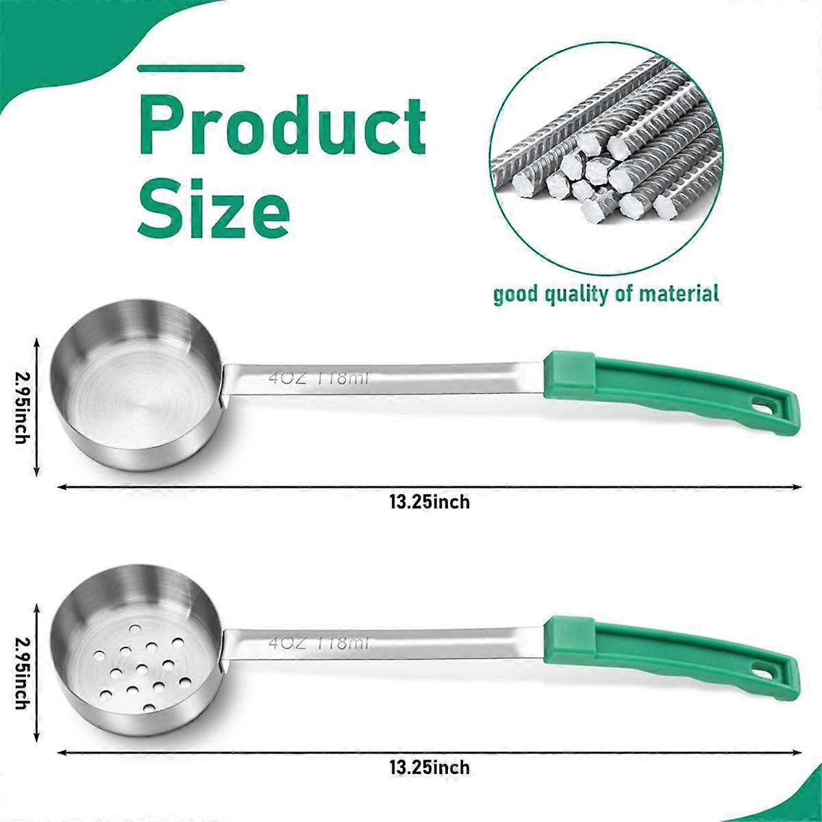 Portion Control Serving Spoons - Bariatric Must Haves - Perfect for & Gastric Bypass - Set of 4 Lad