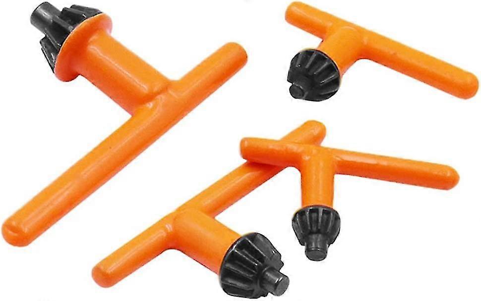 Drill Chuck Keys, 4-pack Replacement Chuck Key Wrench Power Drill Chuck Tool, Chuck Key