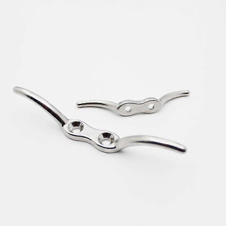 Cleat Hook,4 Pcs Mooring Cleats,Mast Rope Hook,Rope Cleat Hook,Marine Tie Down Fittings for Dock Deck Base 2 - 1 / 2