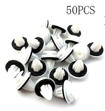 50PCS κλιπ επιτροπής πορτών με το στήριγμα συνδετήρων δαχτυλιδιών σφραγίδων Συγκρατητής συνδετήρων προφυλακτήρων πριτσινιών για BMW E34 E36 E38 E39 E46 M3 M5 Z3 X5 αξεσουάρ αυτοκινήτων