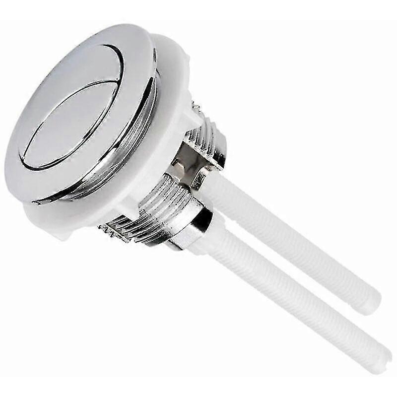 38 Mm Double Push Button For Wc Flush Chrome High Pressure Pumping Accessories For Toilets Closes Tool