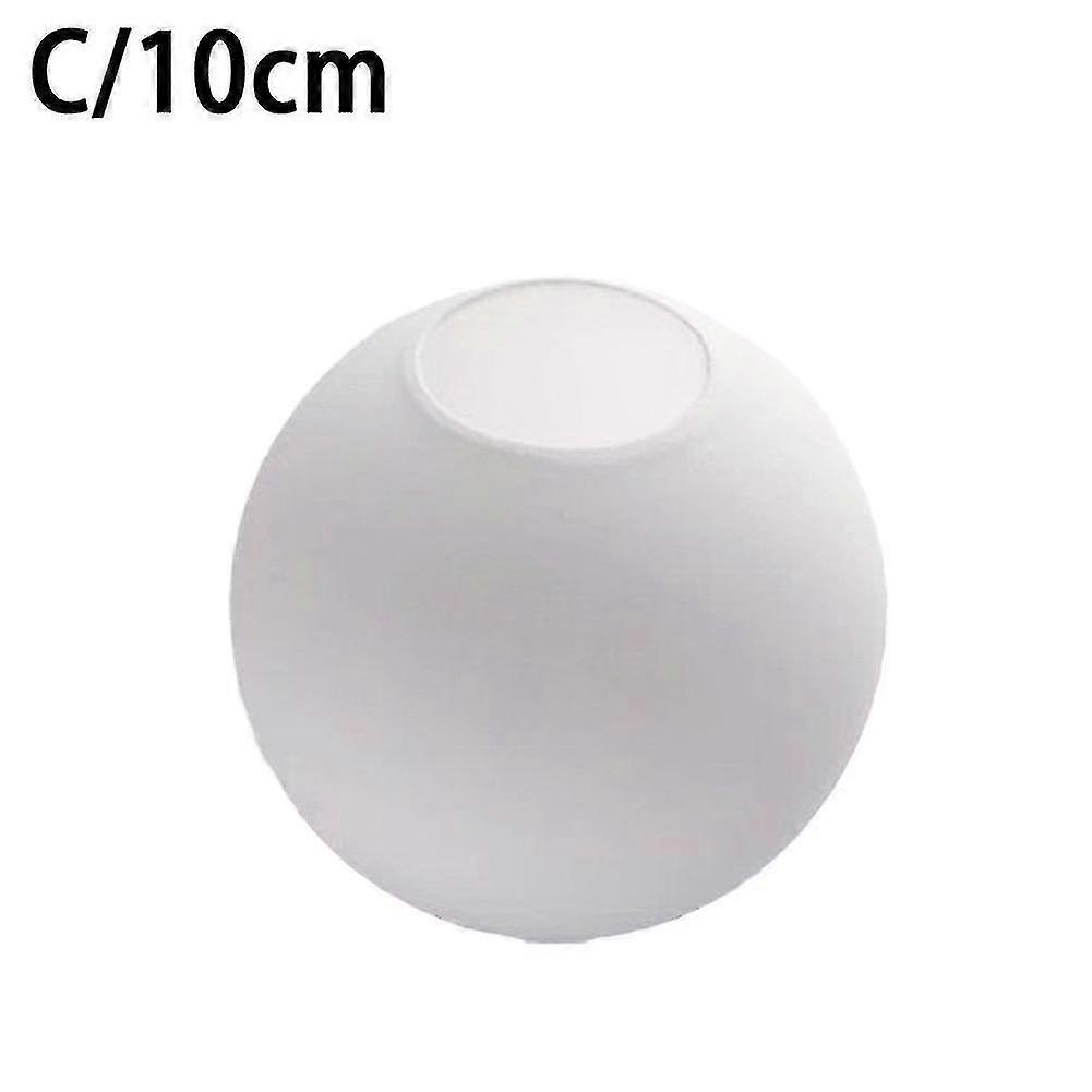 Matte White Globe Glass Lamp Shade Replacement Round Light Cover Fix - JA