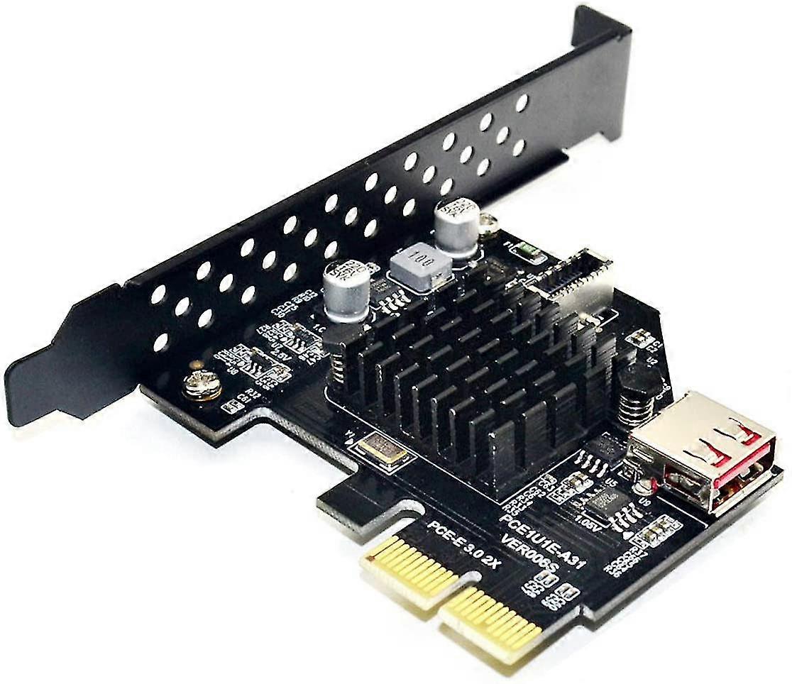 Pci-e To Type E Express Card Usb 3.1 Type E Front Panel Socket & Usb 2.0 To Pci-e 3.0 2x Express Card Adapter For Motherboard
