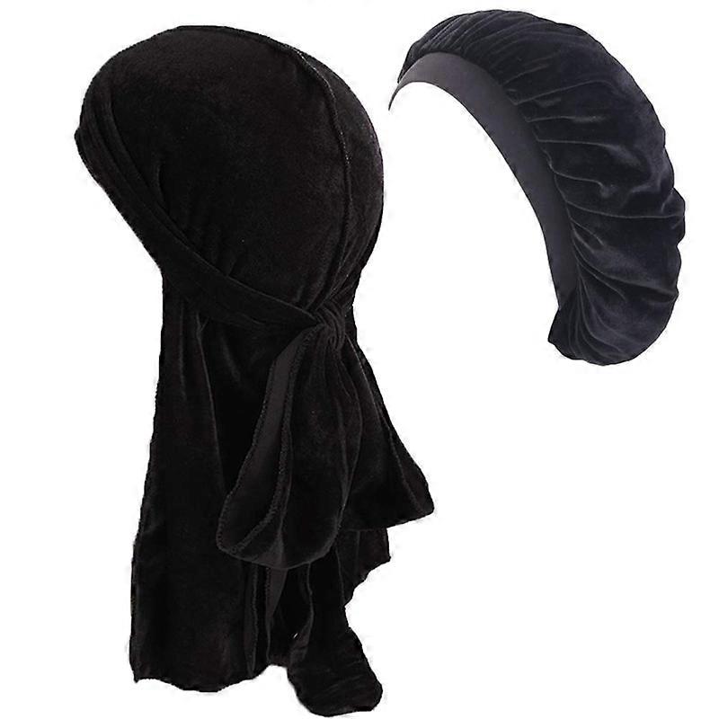 Velvet Doo rag and Turban Sleep Cap