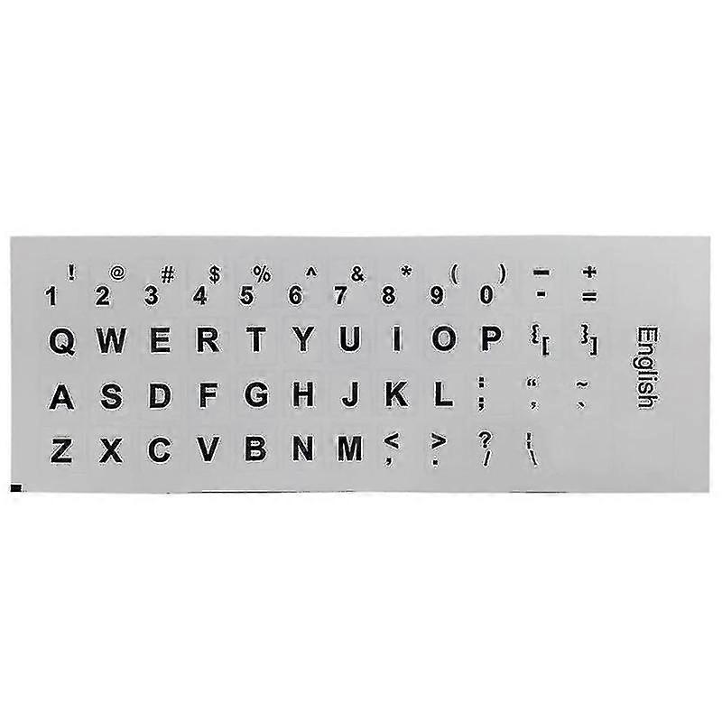 English Letter Keyboard Sticker Keypad Cover For Notebook Computer Desktop