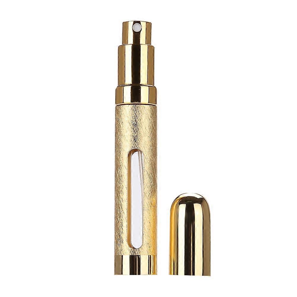 12ml Mini Empty Glass Refillable Perfume Atomizer Bottle Empty Spray Bottle for Outgoing Gold