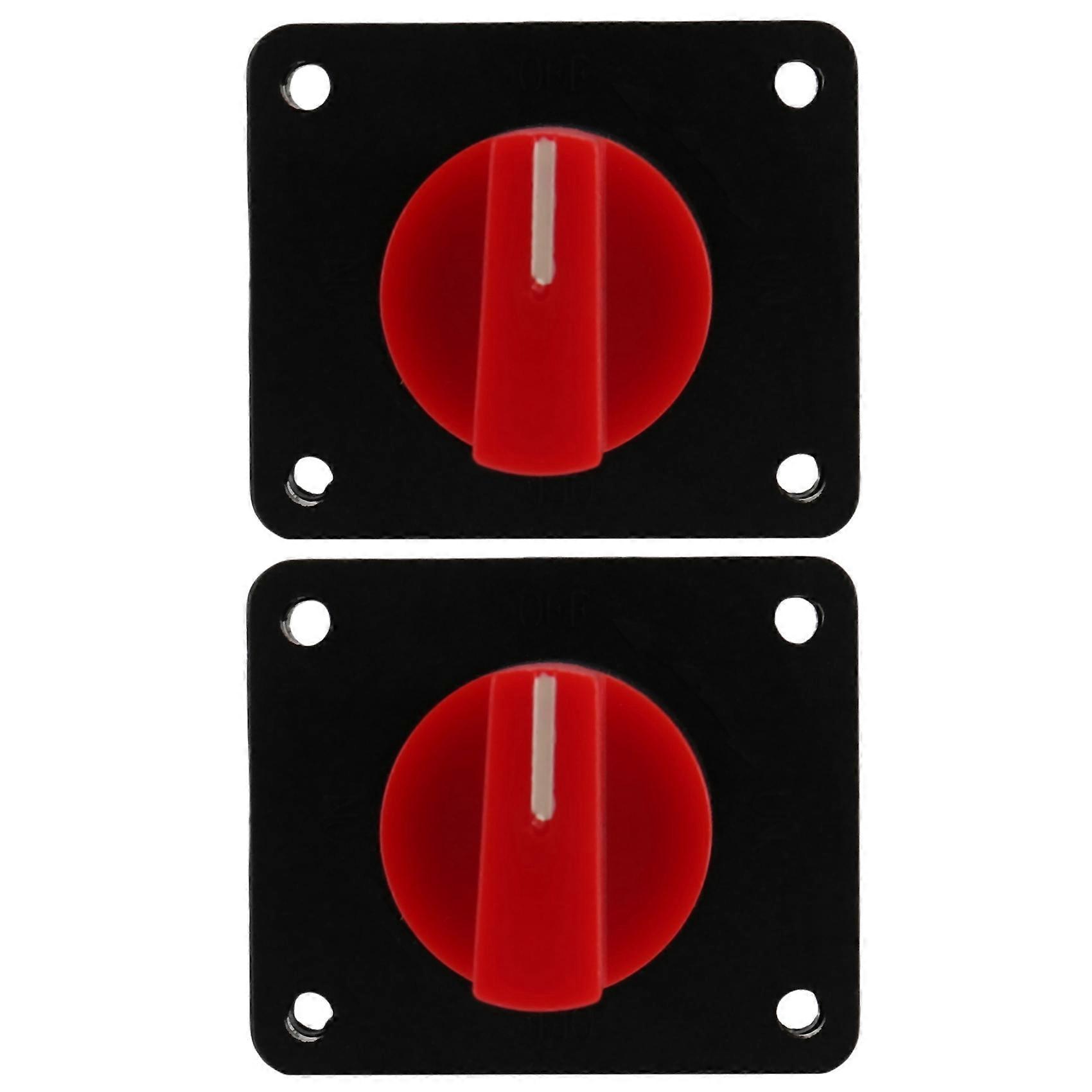 2X 12V 300A Battery Power Disconnect Battery Switch Rotary Isolator Kill On Off Switch for RV Boat