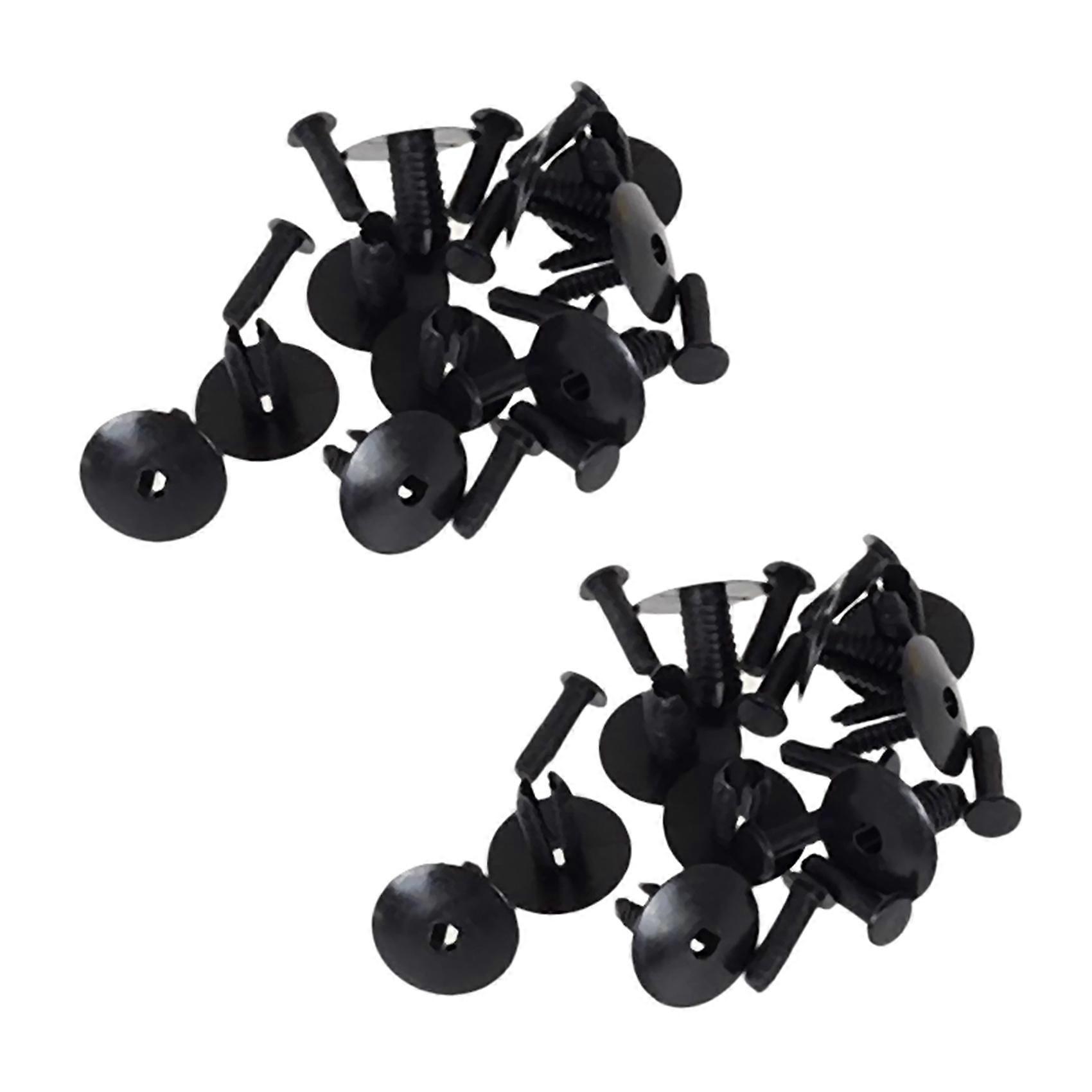 100Pcs Fender Lined with Fasteners Rivet Snaps Decorative Panel Snaps Suitable for