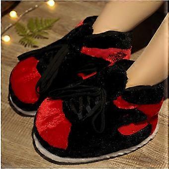 Baumwollpantoffeln Sportschuhe Hausschuhe Herren und Damen Winter Warm Damen Herren Indoor Home Plüsch Hausschuhe 36-44 Größe
