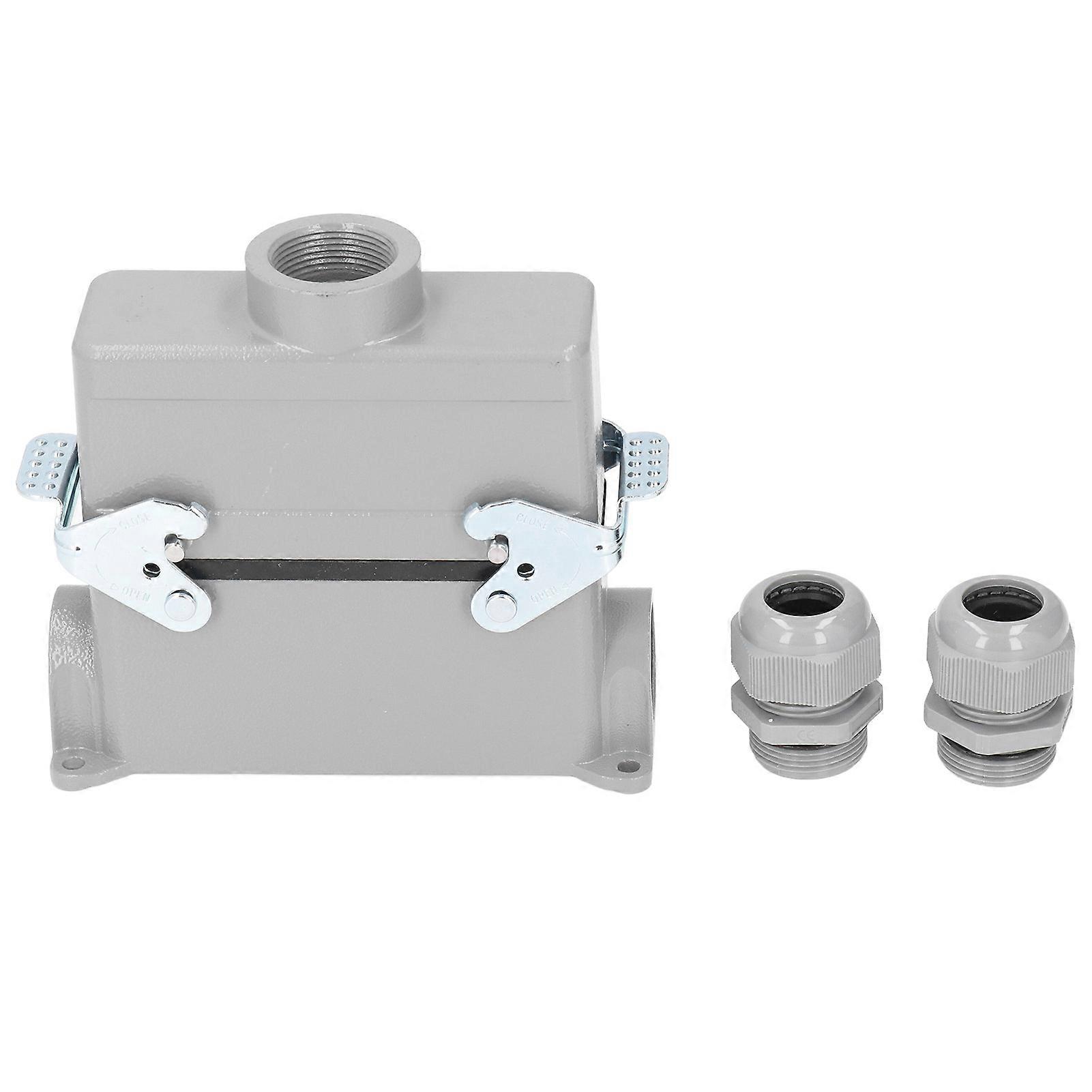 Rectangular Heavy Duty Connector HDCHE0244PG21 Waterproof for Connecting 16A 500V