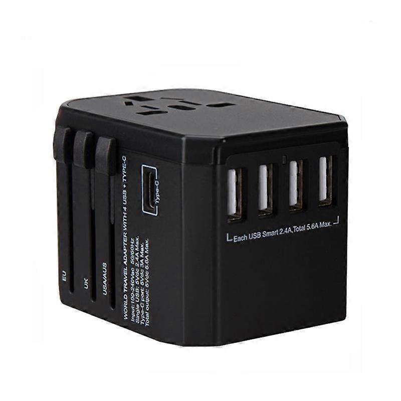 2000W العالمي محول السفر شاحن محول الطاقة مع منافذ USB 5.6a الهاتف الذكي الشحن السريع في جميع أنحاء العالم تحويل المكونات