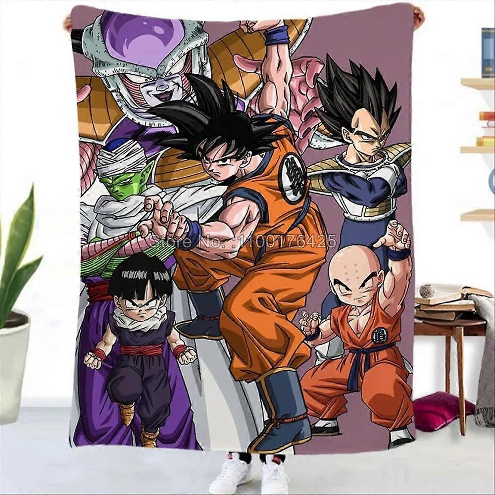 Goku Black Blanket V795 Blue Hair Goku Black Blankets Flannel For
