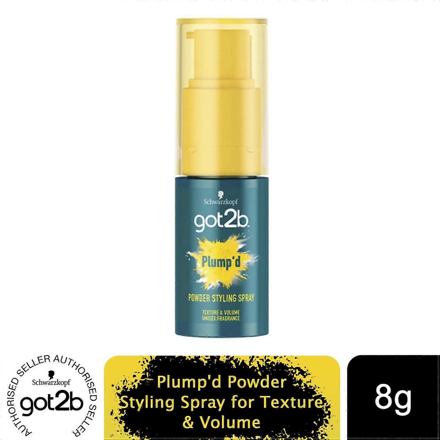 Schwarzkopf got2b Plump'd Powder Styling Spray for Texture & Volume 8g