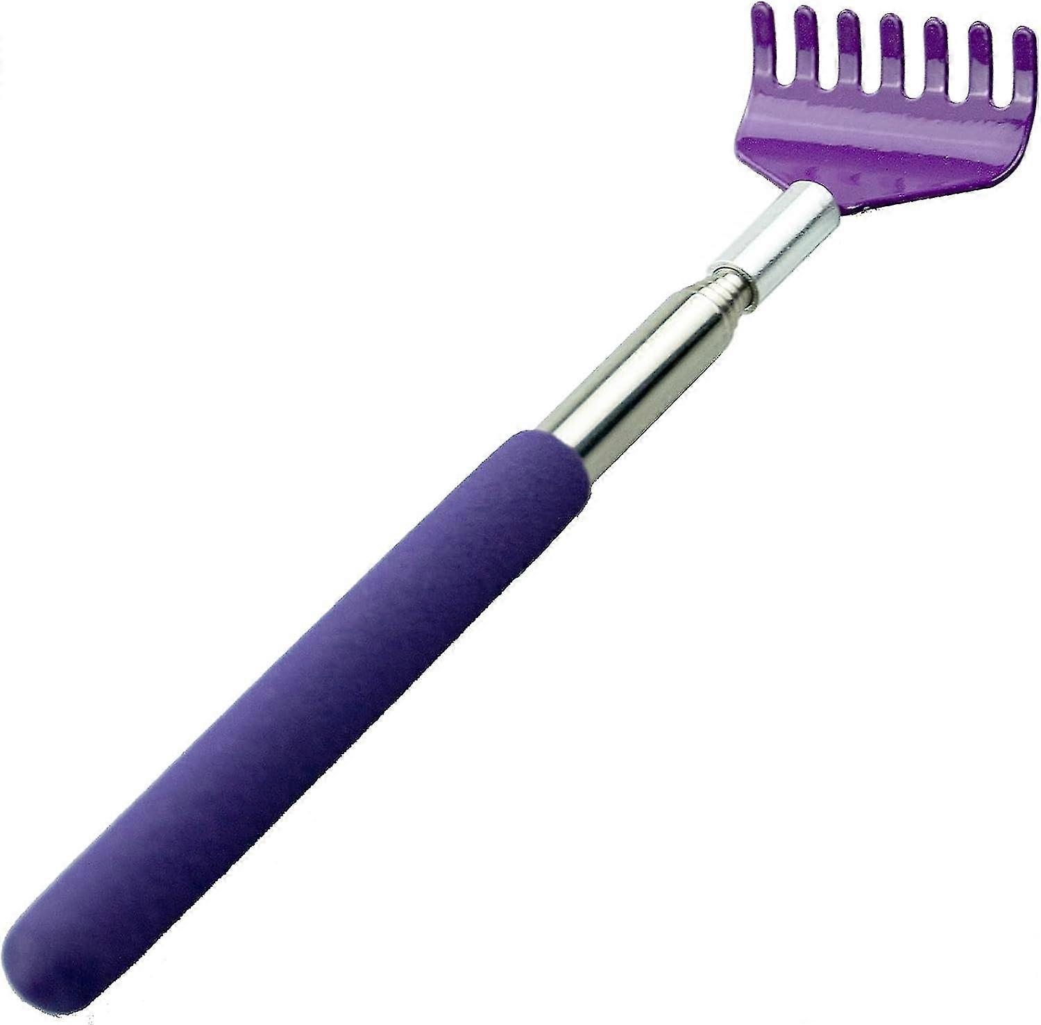 Back Scratcher,  Portable Extendable Back Scratcher With Telescopic Handle For Adults Men Women Itch Reliefpurple