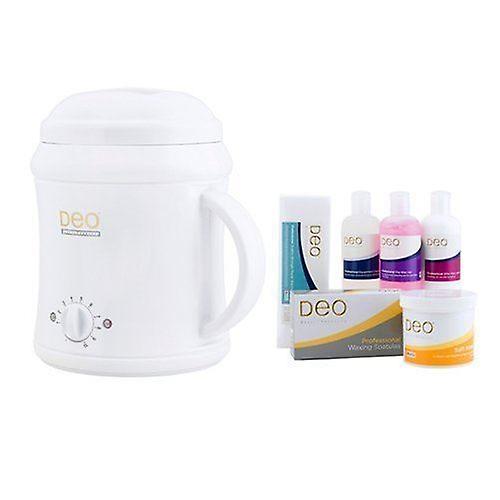 DEO 1000cc 沙龙脱毛蜡加热器入门套装 - 白色