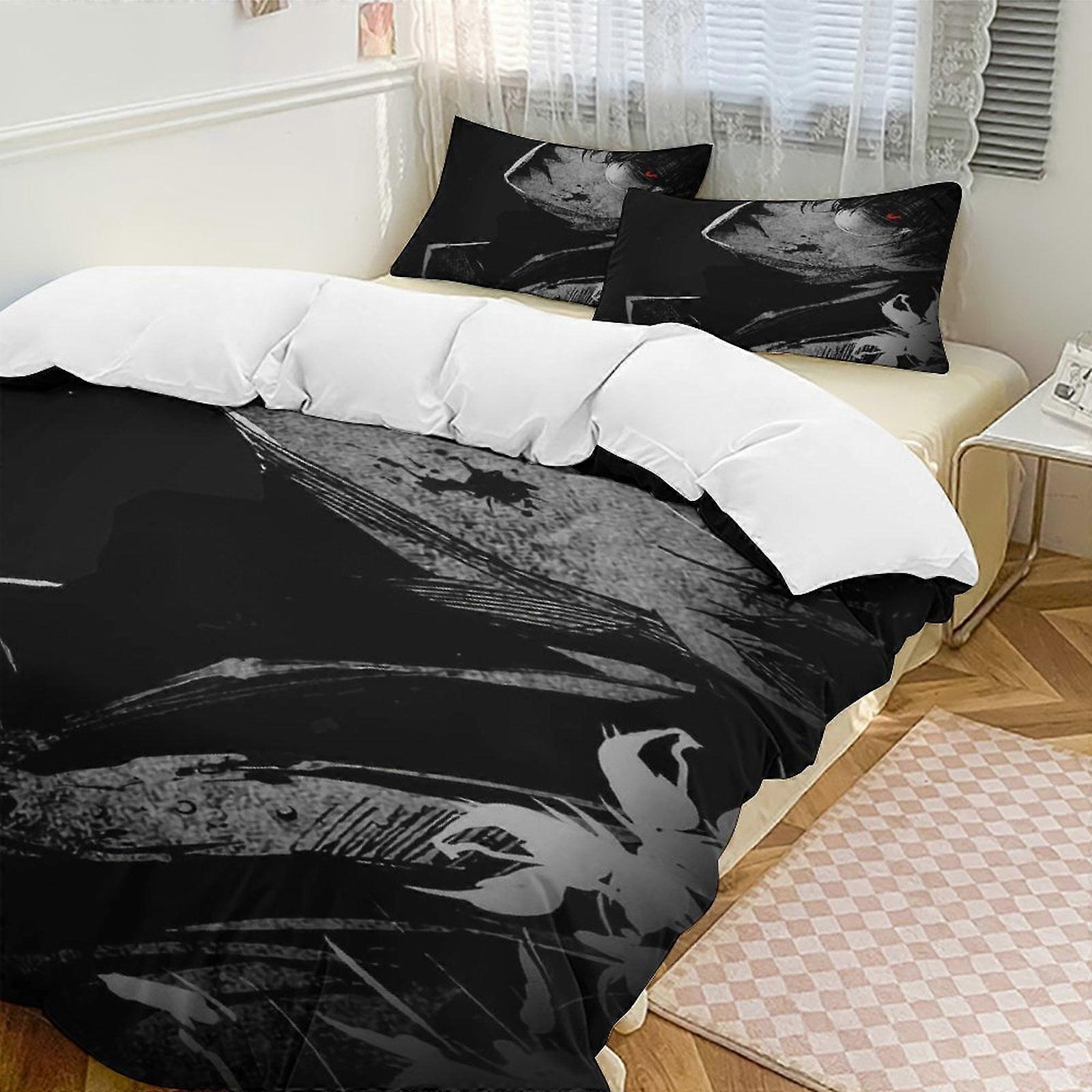 Bedding set Gs505 Tokyo Ghoul Anime Home Bed 3-piece Set,Lightweight and comfortableMultiple sizes to choose from SH505