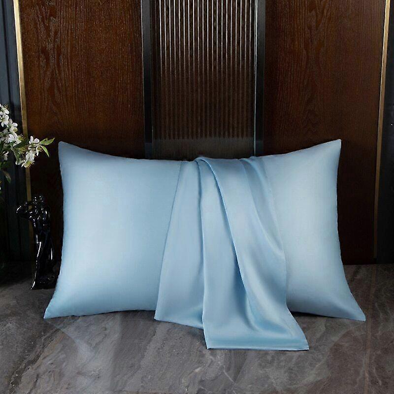 Silk Pillowcase Hidden Zipper Pillowcase Solid Color Multi-Size Pillowcase